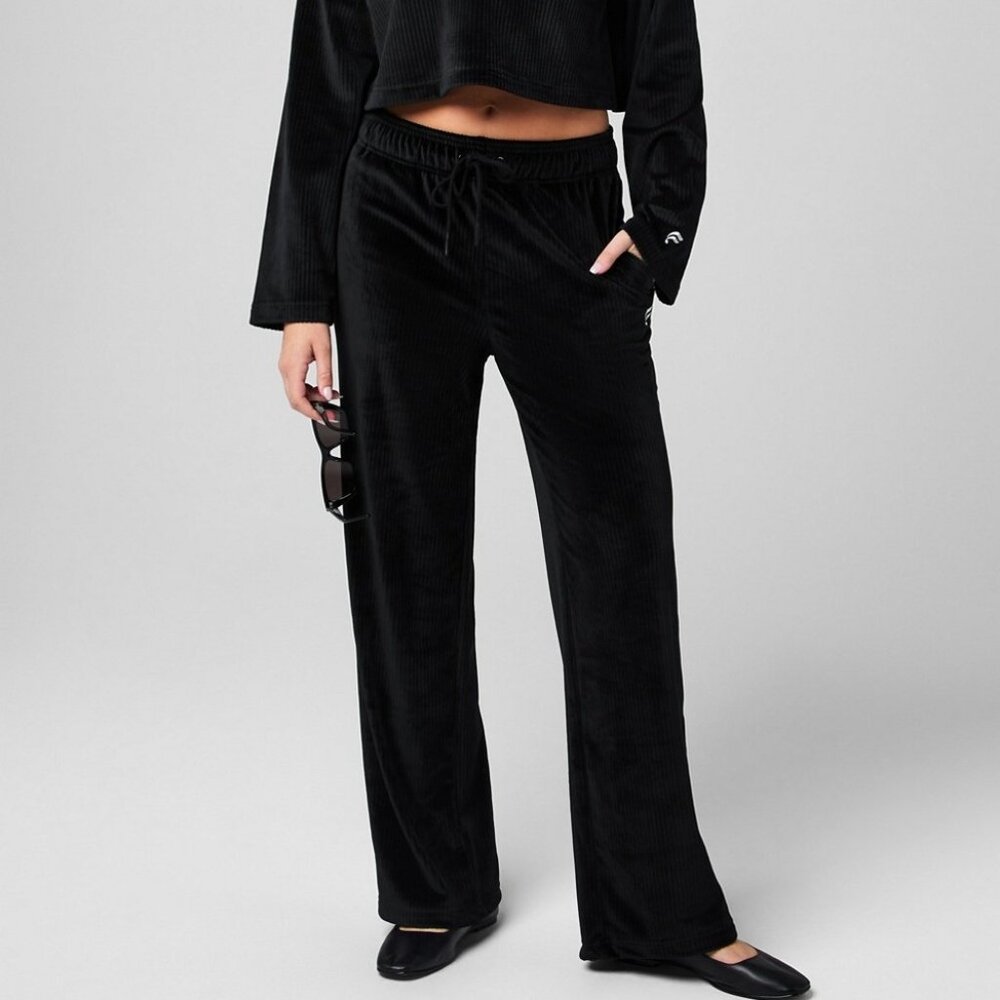 Fabletics Plush Rib Wide Leg Pants